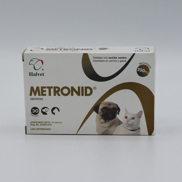 Metronid 250 mg 30 tabletas