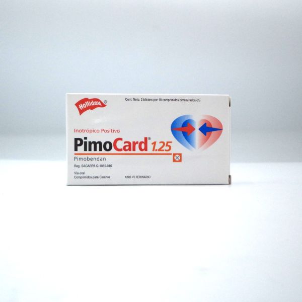 PimoCard 1.25 mg 20 tabletas 