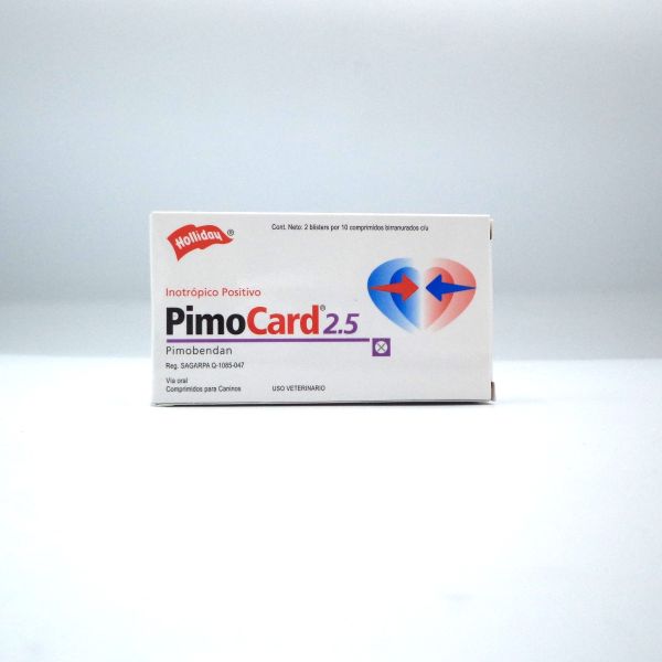 PimoCard 2.5 mg 20 tabletas