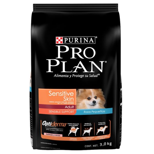 Pro Plan Adult Sensitive Skin Razas Medianas y Grandes 3 kg