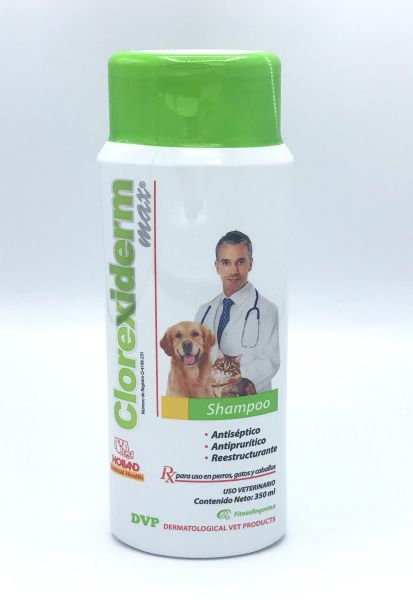 Clorexiderm Max Shampoo 350 ml.
