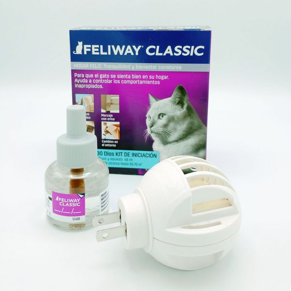 Feliway Classic Difusor + Recarga 48 ml.