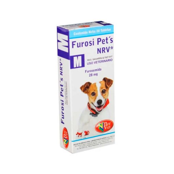 Furosi Pet’s M 28 mg 20 tabs.