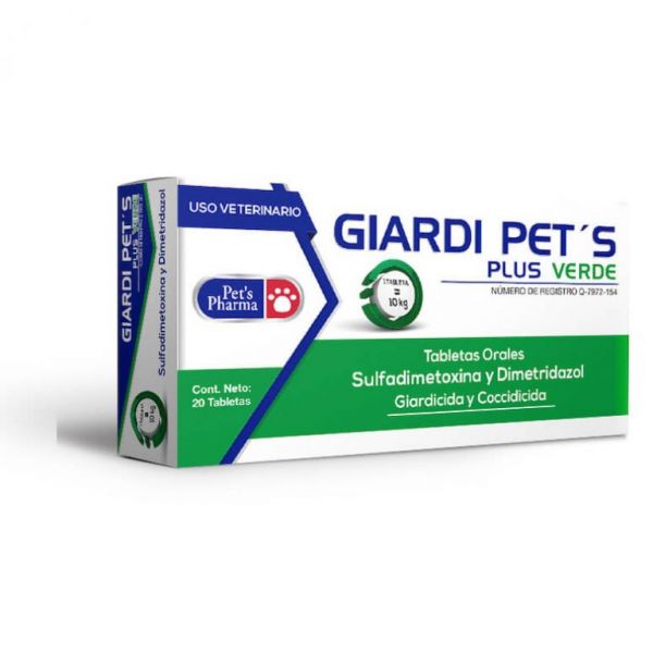 Giardipets Plus Verde 20 tabletas