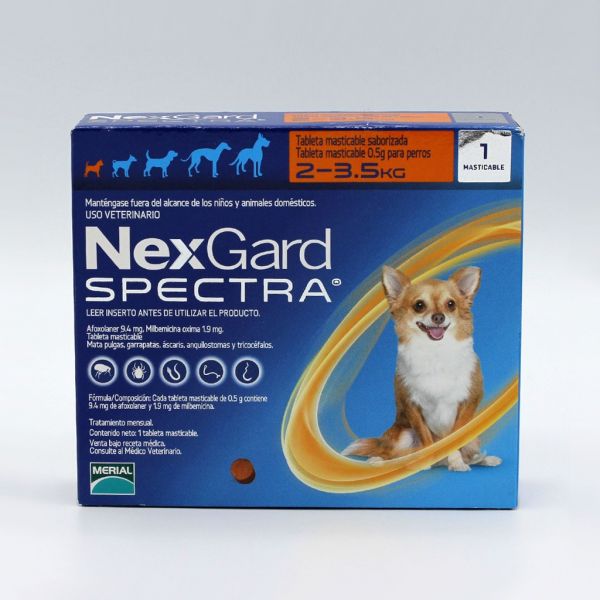 Nexgard Spectra 0.5g 2-3.5 kg 1 tab.
