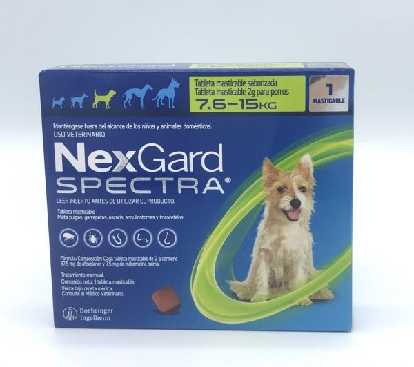 Nexgard Spectra 2g 7.6-15 kg 1 tab.