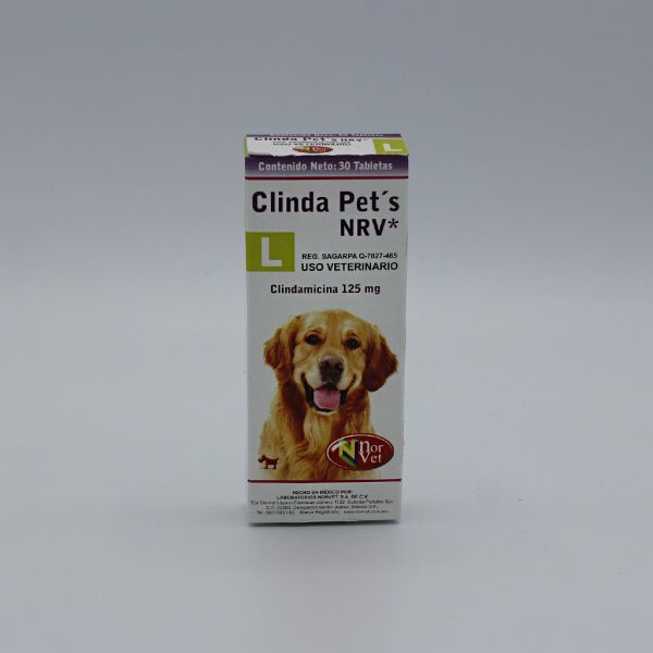 Clinda Pet’s L 125 mg. 30 tabs.