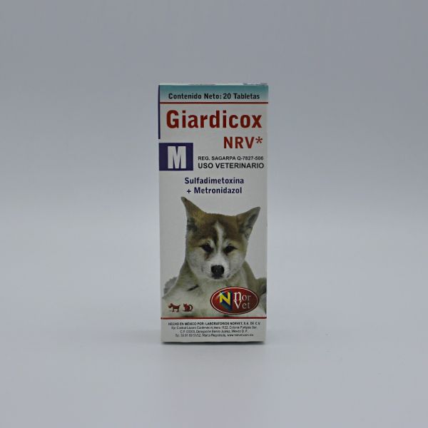 Giardicox M 20 tabs.