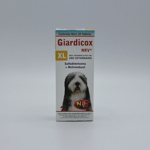 Giardicox XL 20 tabs.