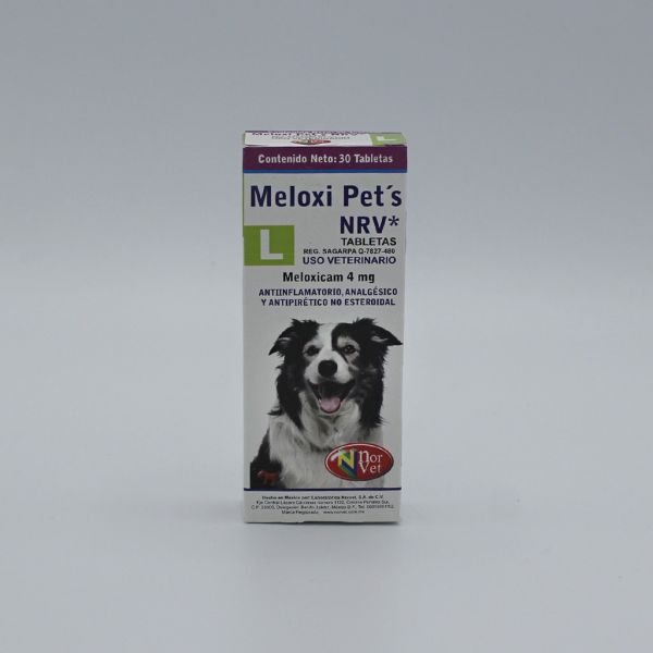 Meloxi Pet’s L 4 mg. 30 tabs.