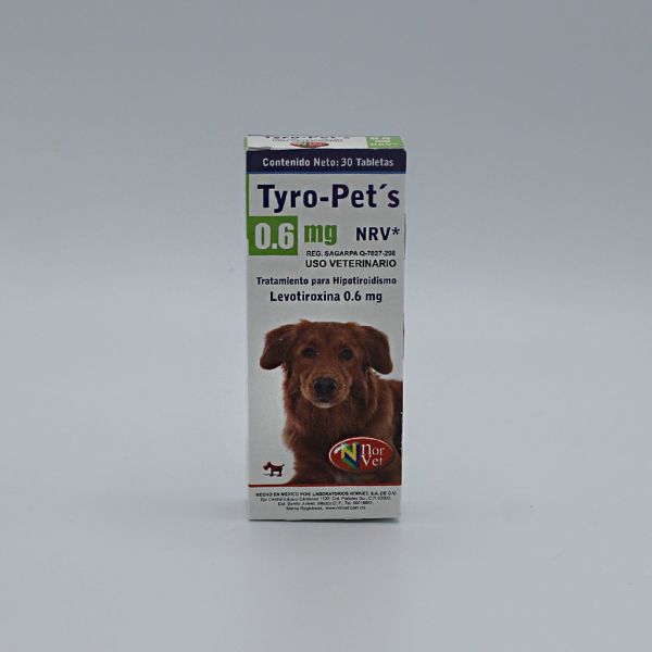 Tyro Pet’s 0.6 mg. 30 tabs.