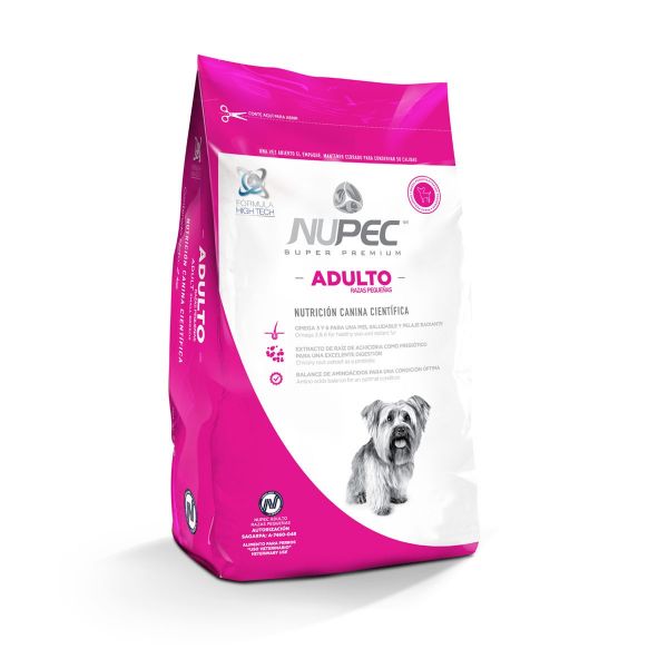 Nupec Adulto Razas Pequeñas 8 kg.