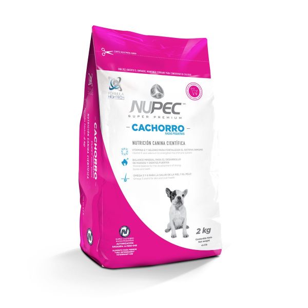 Nupec Cachorro Razas Pequeñas 2 kg.
