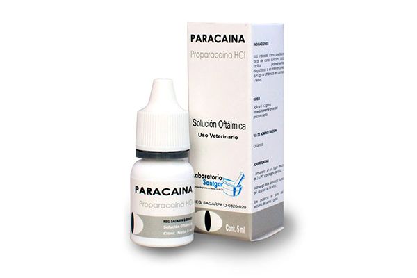 Paracaína 5 ml.