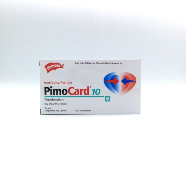 PimoCard 10 mg 20 tabletas 