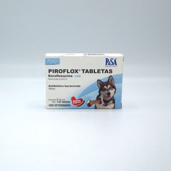 Piroflox 150 mg 20 tabletas