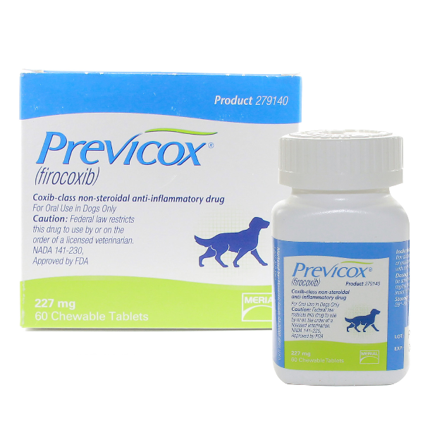 Previcox 227 mg 60 tabs.