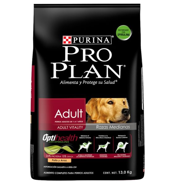Pro Plan Adult Razas Medianas 13 kg
