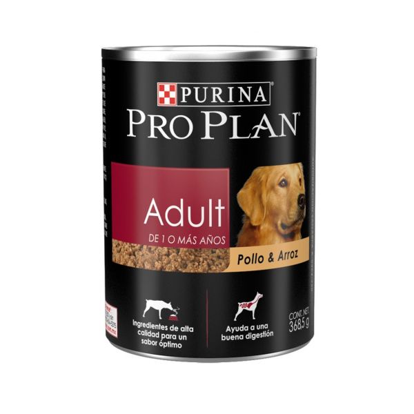 Pro Plan Adult Lata Pollo y Arroz 368 gr