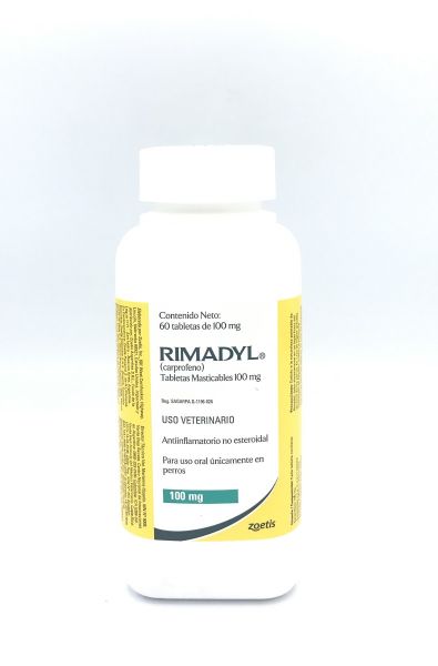 Rimadyl 100 mg 60 tabs.