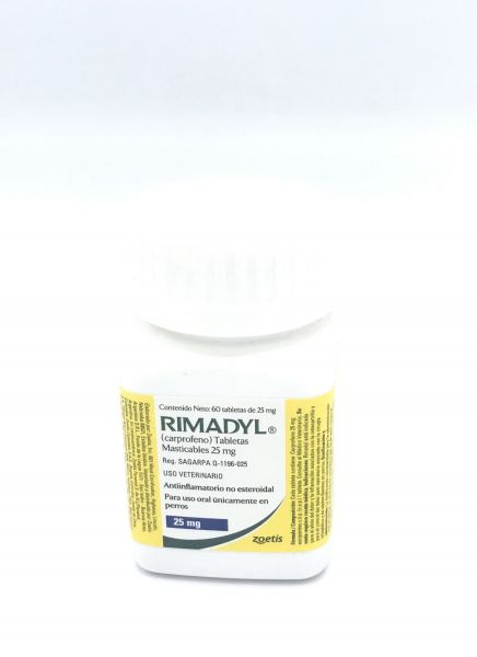 Rimadyl 25 mg 60 tabs.