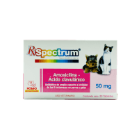 Spectrum Amoxicilina/Acido Clavulánico 50 mg 20 tabs.
