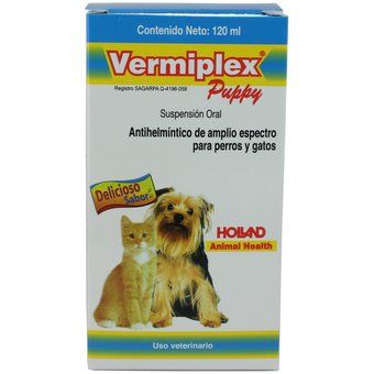 Vermiplex Puppy Suspensión Oral 120 ml.