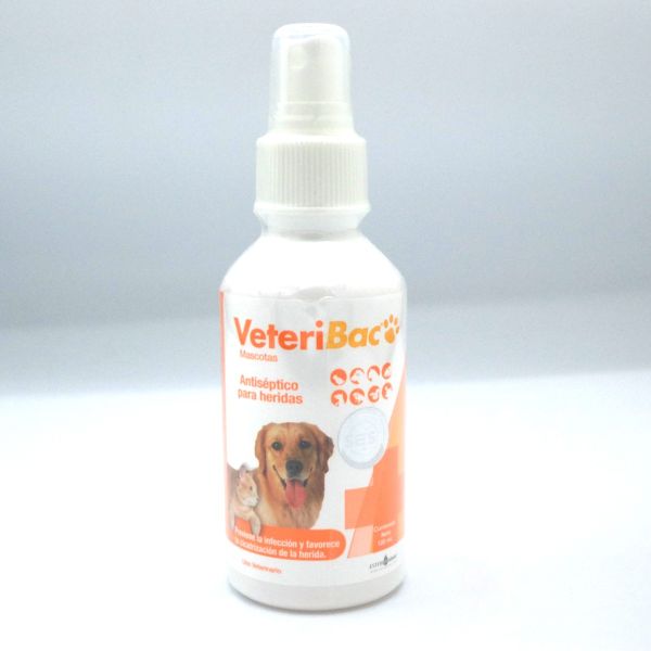 Veteribac Spray Antiséptico 120 ml.