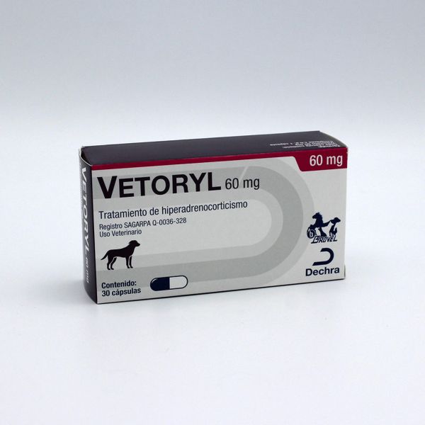 Vetoryl 60 mg. 30 Cápsulas.