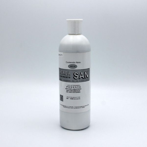 Yerba San Linimento 450 ml.